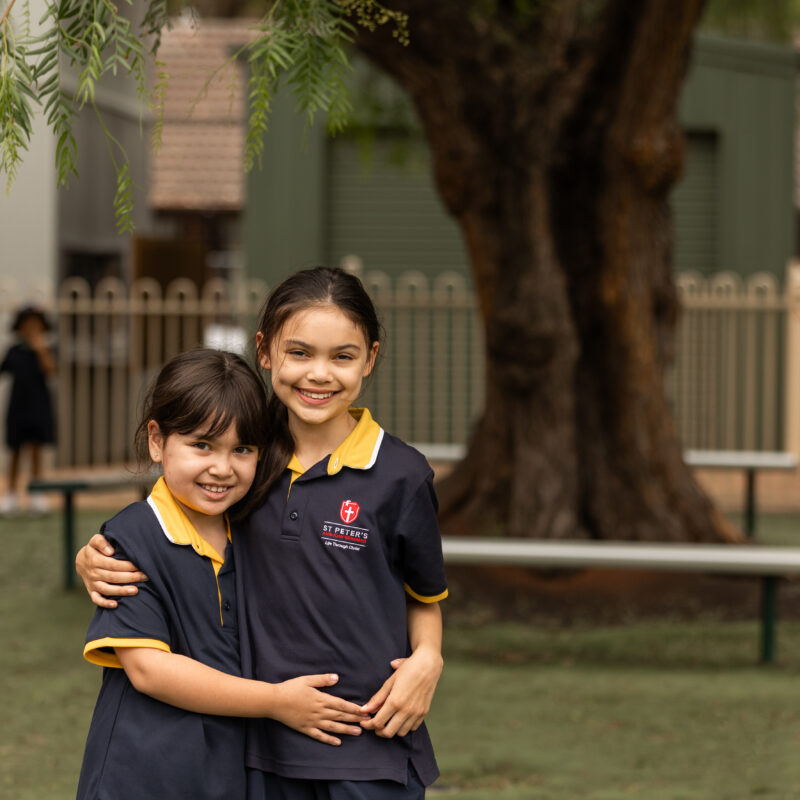 St Peter's Heart School kids.